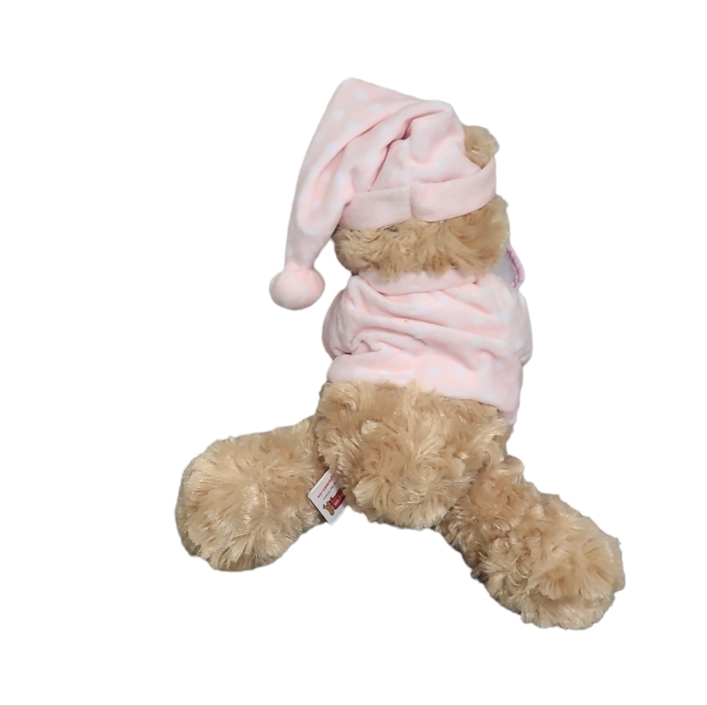 Pennington Baby Teddy Bear Pink Night Cap pj's 10" plush Small - Picture 2 of 4